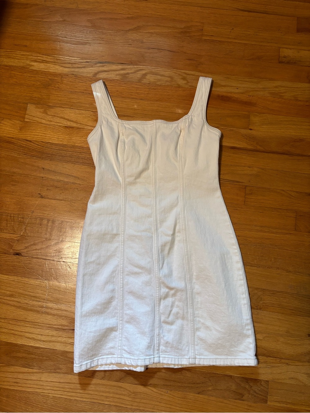 Abercrombie White Denim Mini Dress